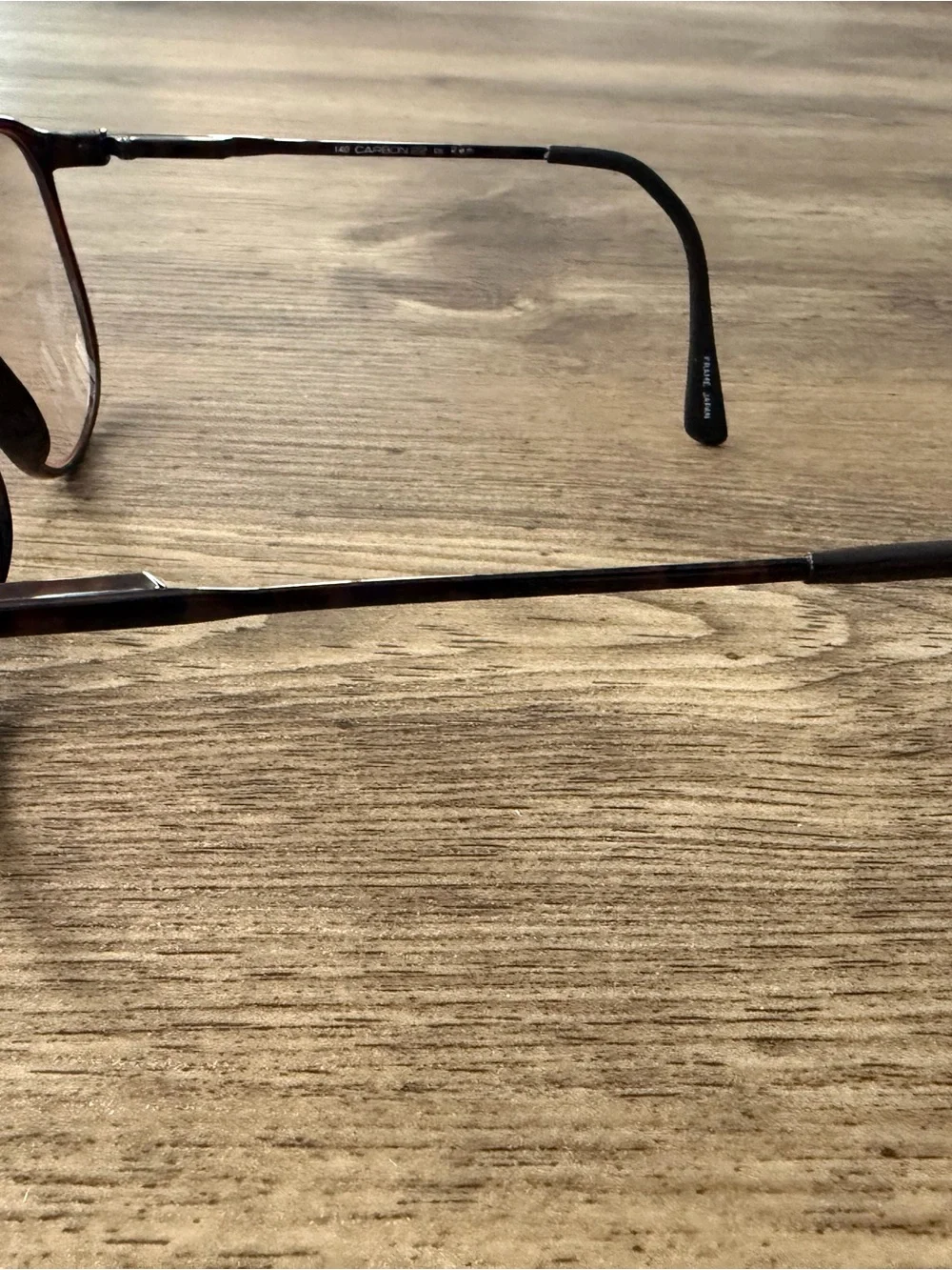 Carbon 22 Polaris Eyeglasses Frames Only Plastic  Demi-Amber  Amber/Brown